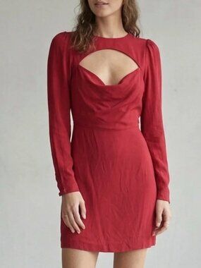 Red Reformation red dress sz2